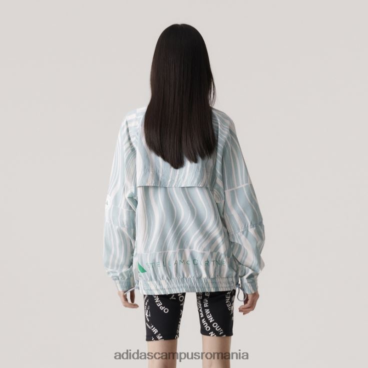 adidas campus romania alb de stella mccartney, bluză cu imprimeu truecasuals unisex alb/gri cenușă J266N22540