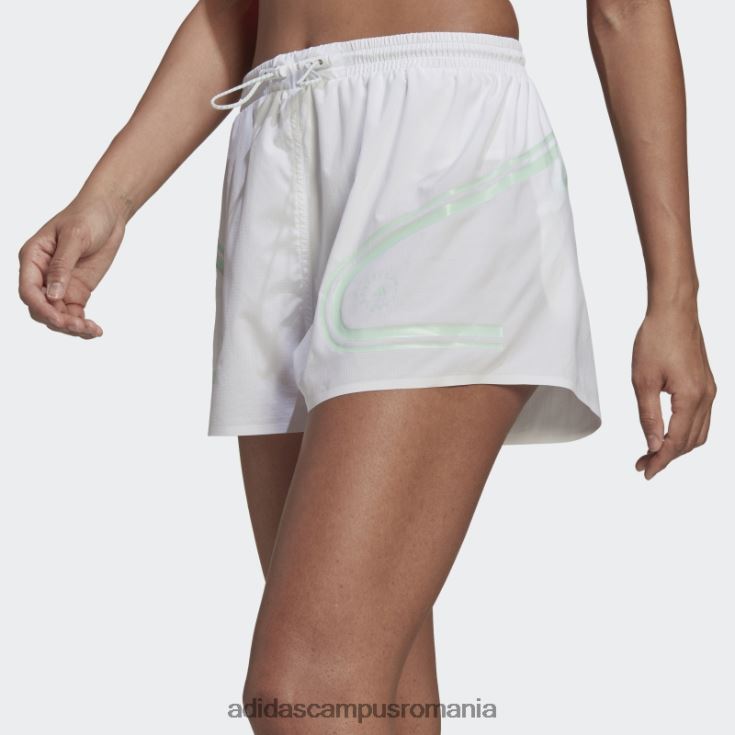 adidas campus romania alb de stella mccartney pantaloni scurți de alergare truepace fashion unisex alb J266N22554