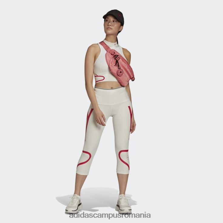 adidas campus romania alb de stella mccartney truepace heat.rdy 3/4 colanti de alergare moda unisex alb J266N22526