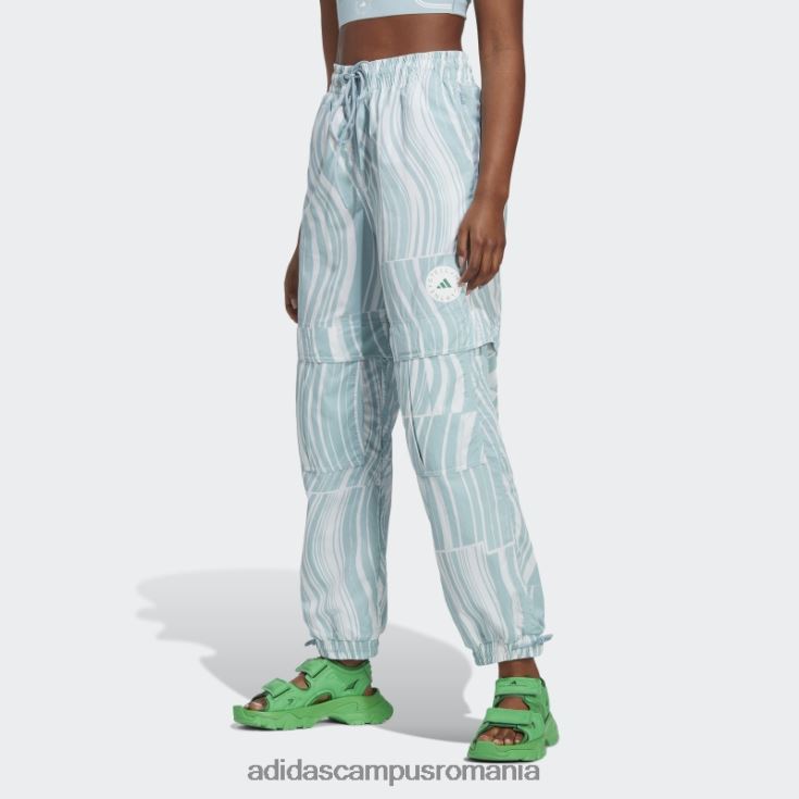 adidas campus romania alb fierbinte de stella mccartney pantaloni de trening cu imprimeu truecasuals unisex alb/gri cenușă J266N216832