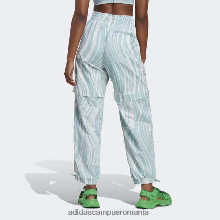 adidas campus romania alb fierbinte de stella mccartney pantaloni de trening cu imprimeu truecasuals unisex alb/gri cenușă J266N216832