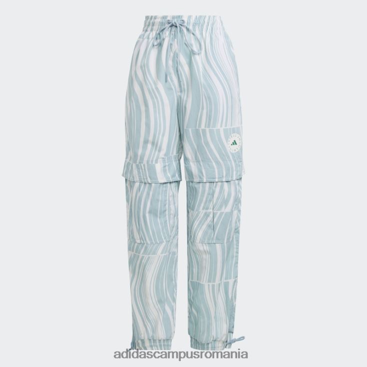 adidas campus romania alb fierbinte de stella mccartney pantaloni de trening cu imprimeu truecasuals unisex alb/gri cenușă J266N216832