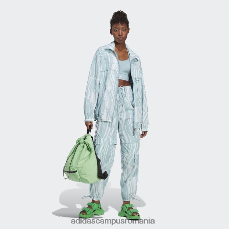 adidas campus romania alb fierbinte de stella mccartney pantaloni de trening cu imprimeu truecasuals unisex alb/gri cenușă J266N216832
