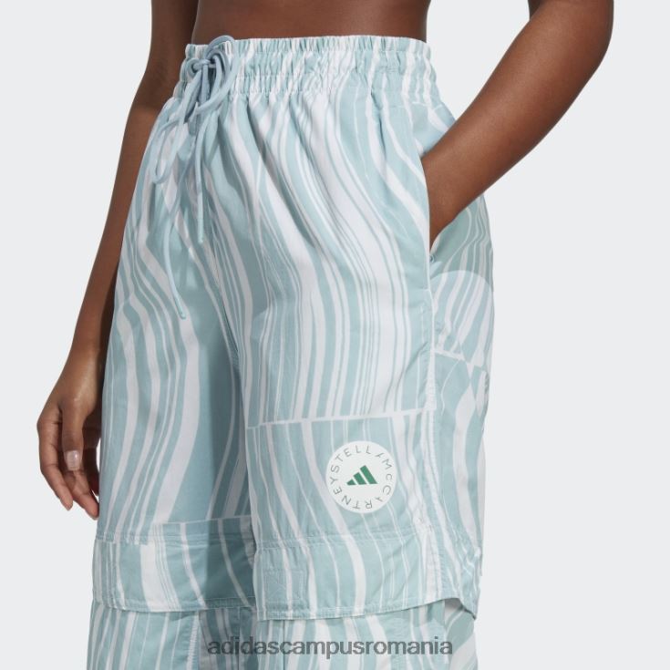 adidas campus romania alb fierbinte de stella mccartney pantaloni de trening cu imprimeu truecasuals unisex alb/gri cenușă J266N216832