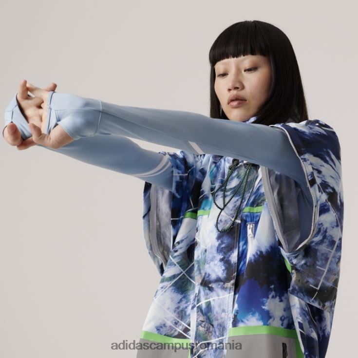 adidas campus romania bluză cu mânecă lungă Truepace, gri cenușă, de stella mccartney unisex cenușiu J266N216723
