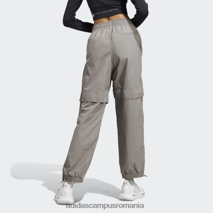 adidas campus romania by Stella Mccartney Truecasuals, pantaloni de trening țesut solid, gri porumbel unisex gri porumbel J266N216684