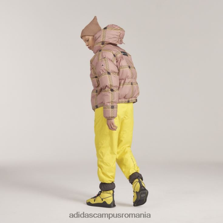 adidas campus romania by stella mccartney jachetă scurtă de iarnă căptușită imprimată camel hot unisex cămilă/galben/negru J266N224063