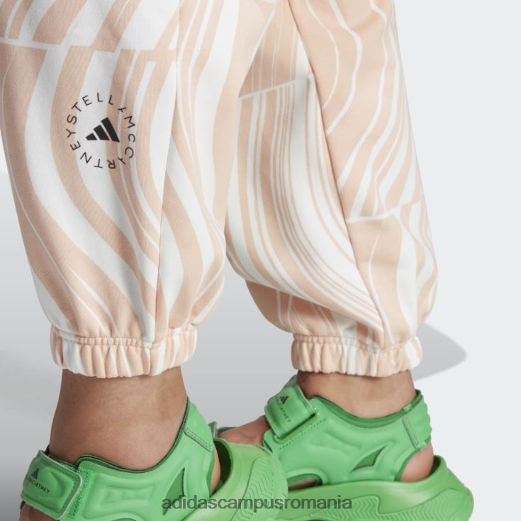 adidas campus romania by stella mccartney joggers (plus size) blush roz fierbinte unisex fard de obraz roz/alb J266N217081