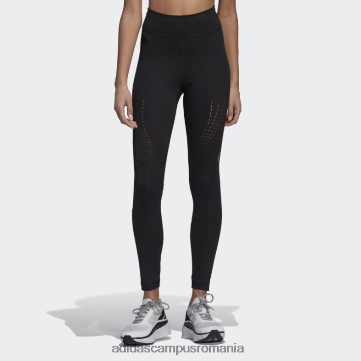 adidas campus romania by stella mccartney leggings de antrenament truepurpose negru fierbinte unisex negru J266N216503