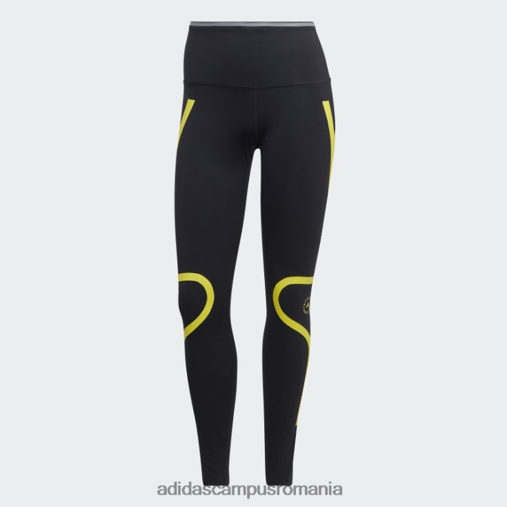 adidas campus romania by stella mccartney negru truepace alergare leggings fashion unisex negru/galben șoc J266N22329