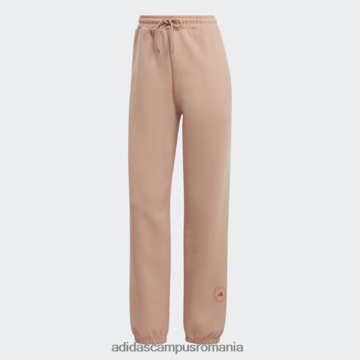 adidas campus romania by stella mccartney pantaloni de trening almond moale unisex migdale moale J266N210115