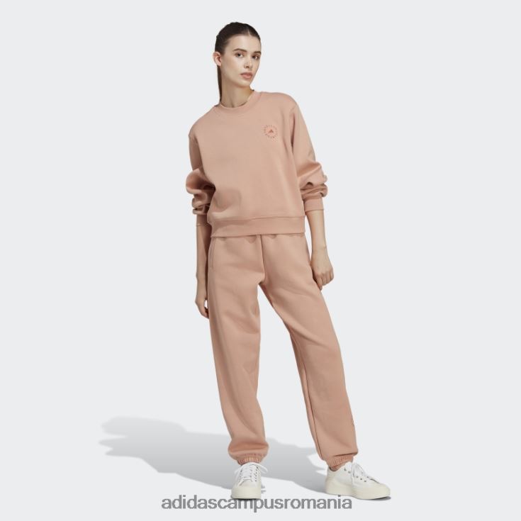 adidas campus romania by stella mccartney pantaloni de trening almond moale unisex migdale moale J266N210115