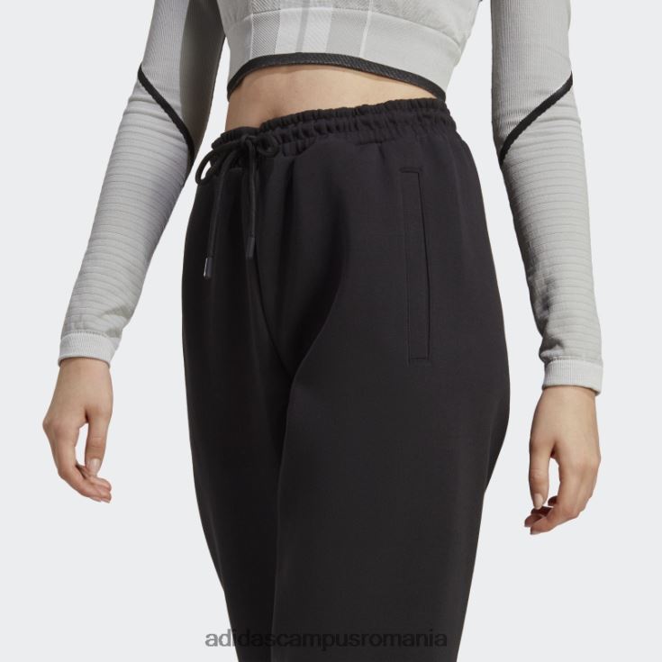 adidas campus romania by stella mccartney pantaloni de trening transpirație negru unisex alb negru J266N216863