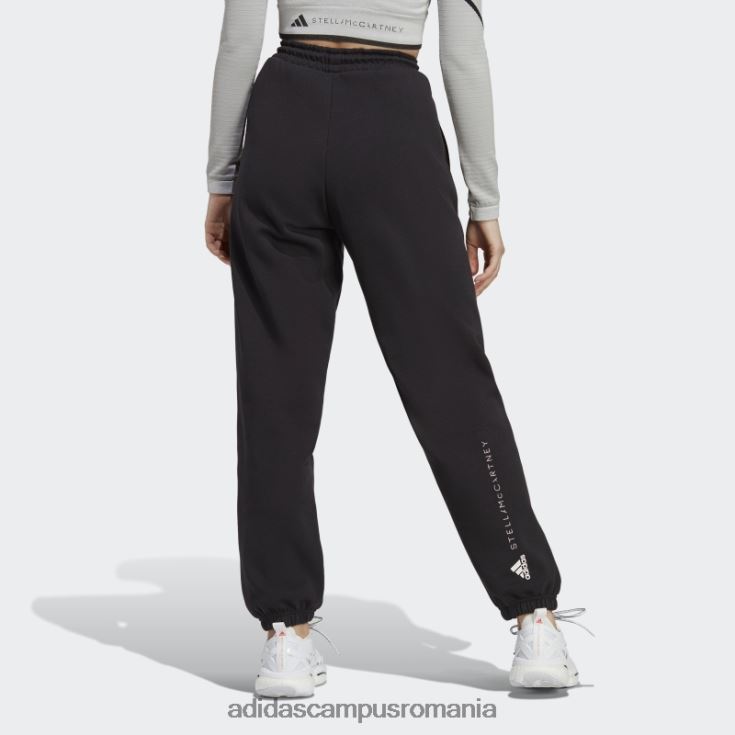 adidas campus romania by stella mccartney pantaloni de trening transpirație negru unisex alb negru J266N216863