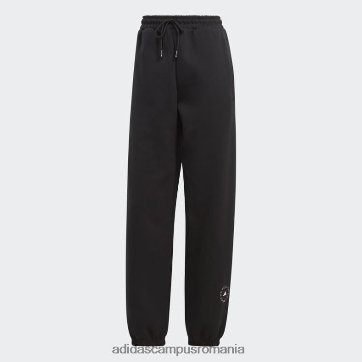adidas campus romania by stella mccartney pantaloni de trening transpirație negru unisex alb negru J266N216863