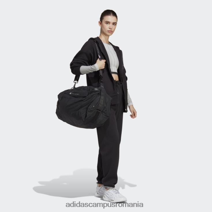 adidas campus romania by stella mccartney pantaloni de trening transpirație negru unisex alb negru J266N216863