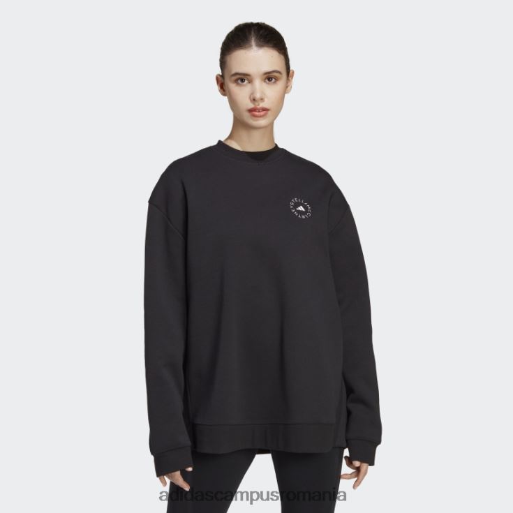 adidas campus romania by stella mccartney sportswear hanorac negru fierbinte unisex alb negru J266N210150