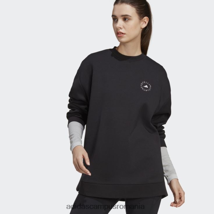 adidas campus romania by stella mccartney sportswear hanorac negru fierbinte unisex alb negru J266N210150