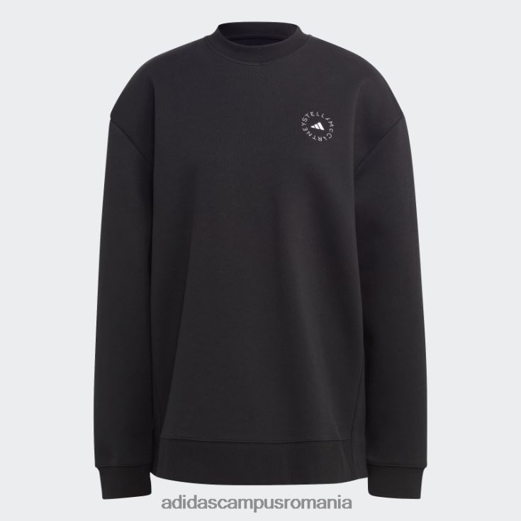 adidas campus romania by stella mccartney sportswear hanorac negru fierbinte unisex alb negru J266N210150