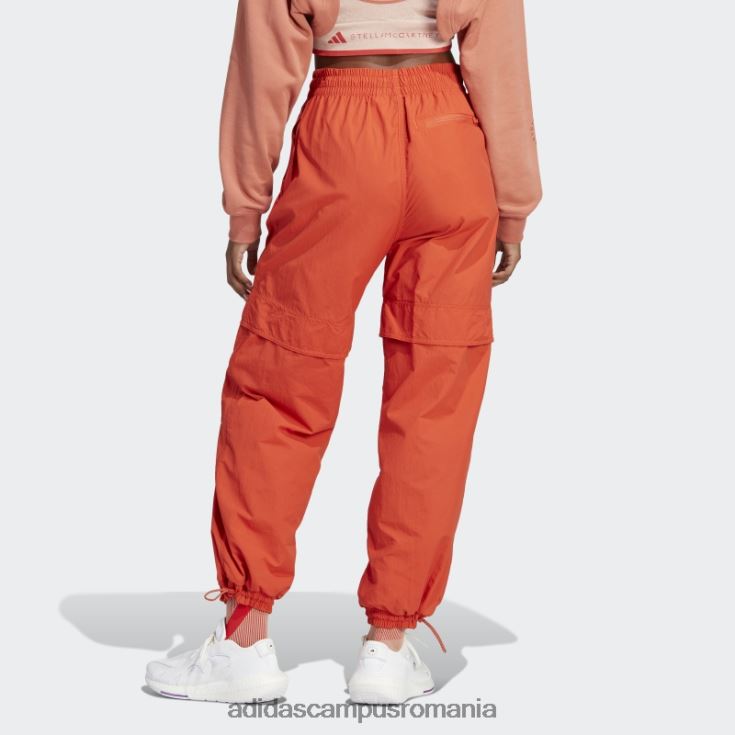 adidas campus romania by stella mccartney truecasuals pantaloni țesători solidi cayenne ars unisex cayenne ars J266N223841