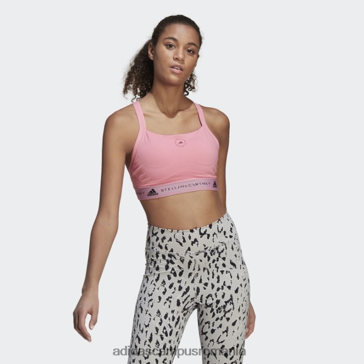 adidas campus romania by stella mccartney truepurpose sutien mediu de sustinere roz fashion unisex roz J266N22505
