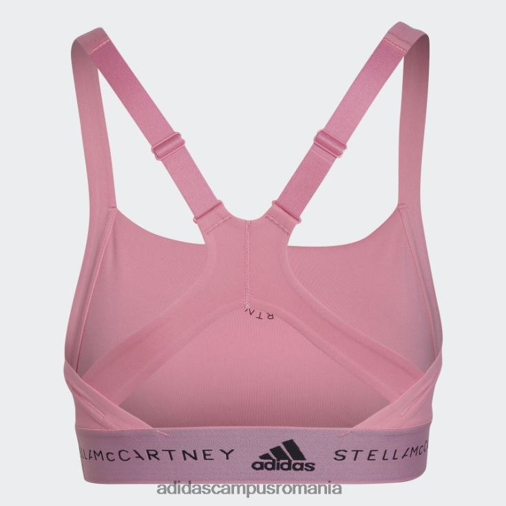 adidas campus romania by stella mccartney truepurpose sutien mediu de sustinere roz fashion unisex roz J266N22505