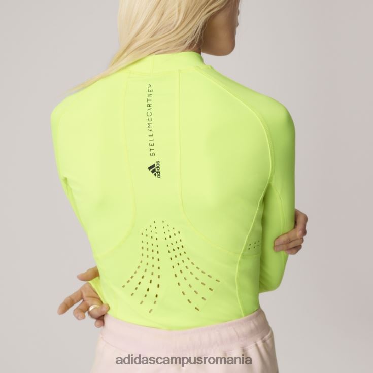 adidas campus romania de stella mccartney bluză cu mânecă lungă true purpose galben unisex galben J266N210223