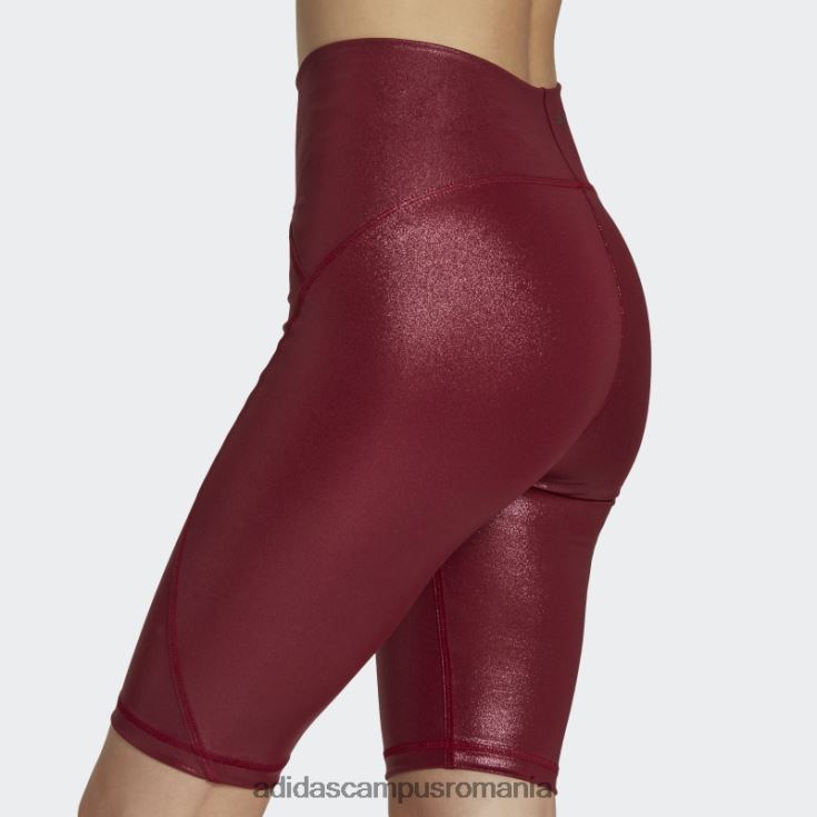 adidas campus romania de stella mccartney colanți strălucitori pentru ciclism visiniu unisex Burgundia J266N223636