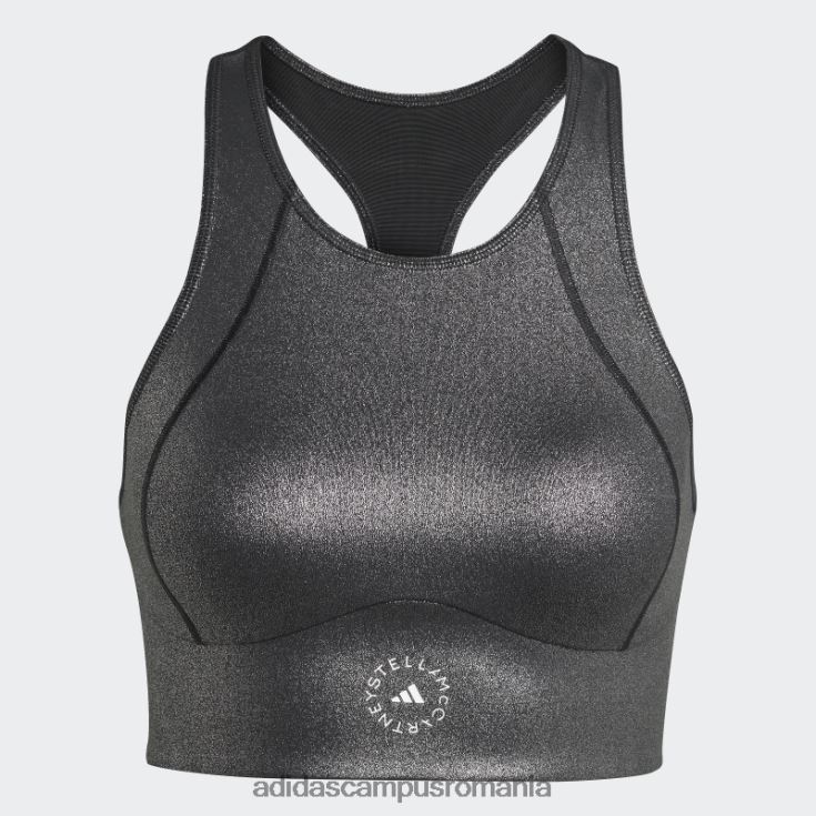 adidas campus romania de stella mccartney dresaj strălucitor crop top fashion negru unisex alb negru J266N22462