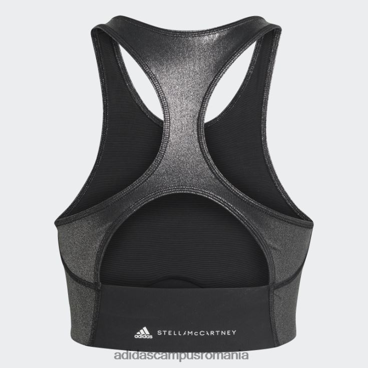 adidas campus romania de stella mccartney dresaj strălucitor crop top fashion negru unisex alb negru J266N22462
