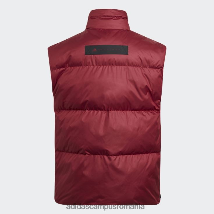 adidas campus romania de stella mccartney gilet de iarnă căptușit burgund fierbinte unisex Burgundia J266N210186