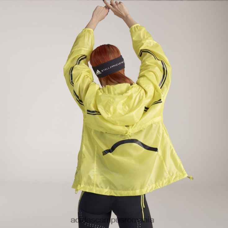 adidas campus romania de stella mccartney jachetă de alergare truepace galben șoc unisex galben șoc J266N224100