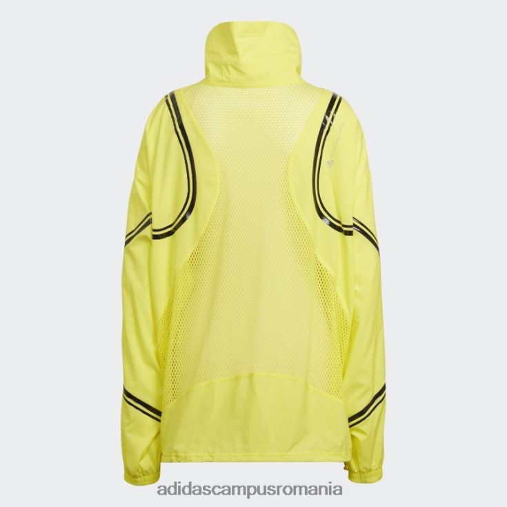 adidas campus romania de stella mccartney jachetă de antrenament împletită truepace- plus mărime galben șoc cald unisex galben șoc J266N223323