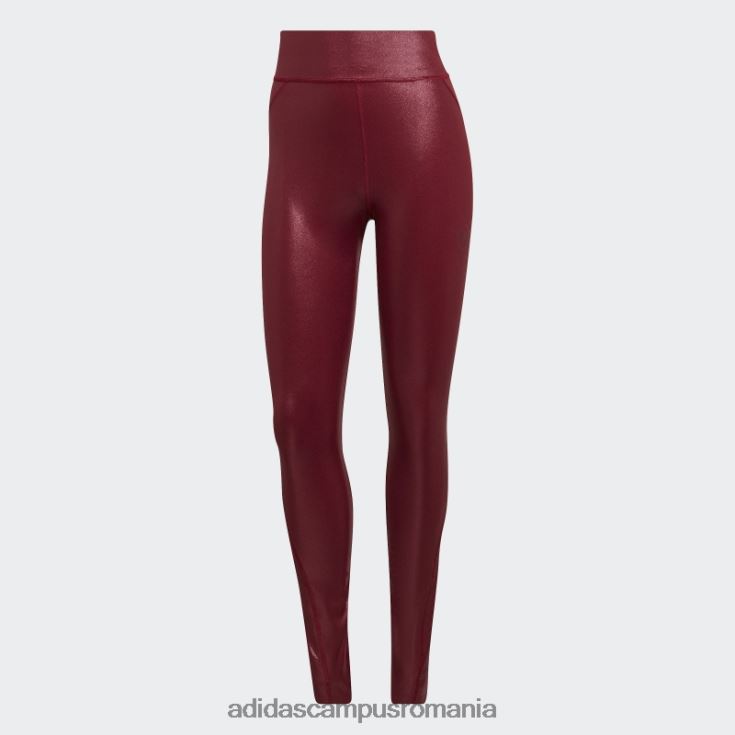 adidas campus romania de stella mccartney jambiere de antrenament strălucitoare la modă visiniu unisex Burgundia J266N223494