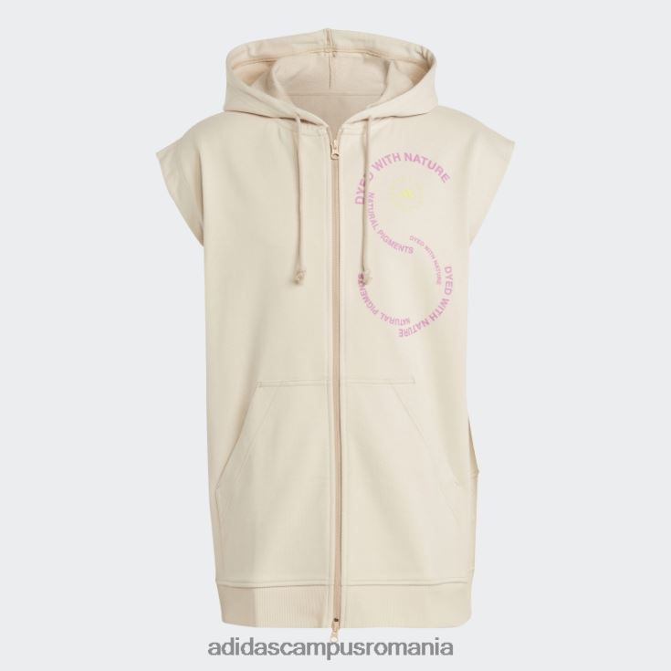 adidas campus romania de stella mccartney îmbrăcăminte sport cu glugă fără mâneci (gen neutru) f bej fierbinte unisex f bej J266N26541