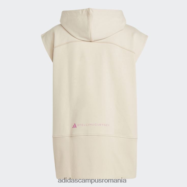 adidas campus romania de stella mccartney îmbrăcăminte sport cu glugă fără mâneci (gen neutru) f bej fierbinte unisex f bej J266N26541