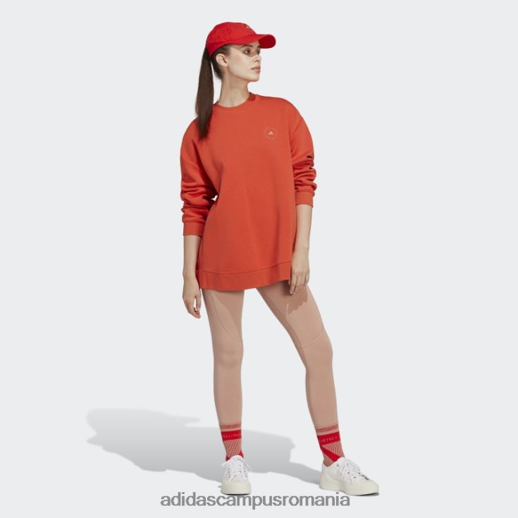 adidas campus romania de stella mccartney îmbrăcăminte sport hanorac fashion burnt cayenne unisex cayenne ars J266N223029