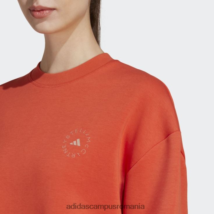 adidas campus romania de stella mccartney îmbrăcăminte sport hanorac fashion burnt cayenne unisex cayenne ars J266N223029