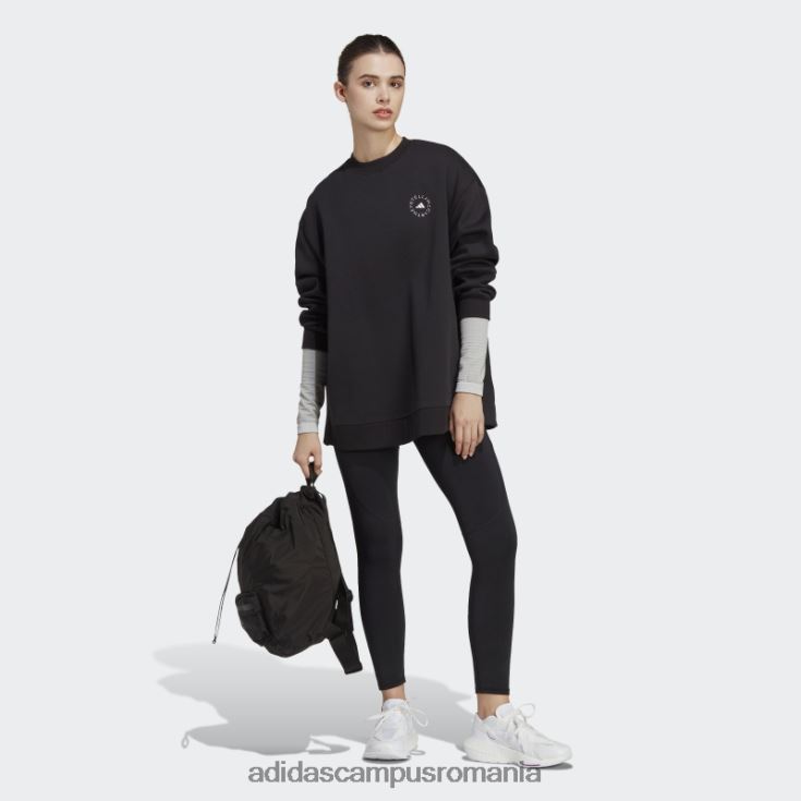 adidas campus romania de stella mccartney îmbrăcăminte sport hanorac modă neagră unisex alb negru J266N216636