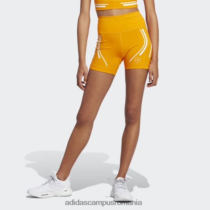 adidas campus romania de stella mccartney pantaloni scurți de alergare truepace fashion portocaliu unisex portocale J266N210224