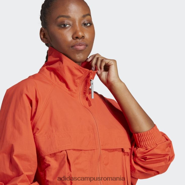 adidas campus romania de stella mccartney truecasuals jachetă solidă țesătură cayenne ars fierbinte unisex cayenne ars J266N210232