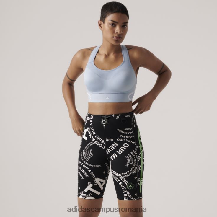 adidas campus romania de stella mccartney truecasuals scuba short white unisex alb negru J266N216940