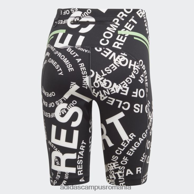 adidas campus romania de stella mccartney truecasuals scuba short white unisex alb negru J266N216940