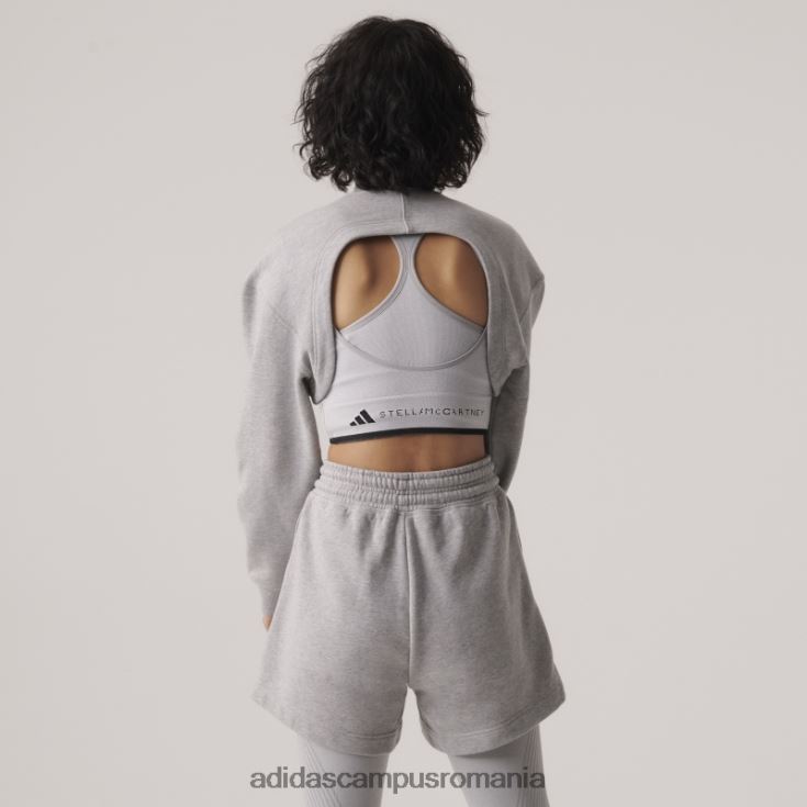 adidas campus romania de stella mccartney truecasuals terry scurt mod gri mediu unisex gri mediu J266N210012