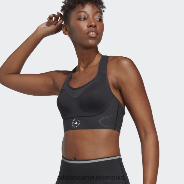 adidas campus romania de stella mccartney truepace sutien sport cu susținere înaltă fashion negru unisex negru J266N29979