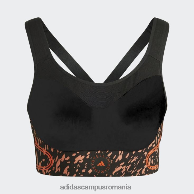 adidas campus romania de stella mccartney truepace sutien sport de înaltă susținere pământ fashion unisex pământ/negru J266N210137
