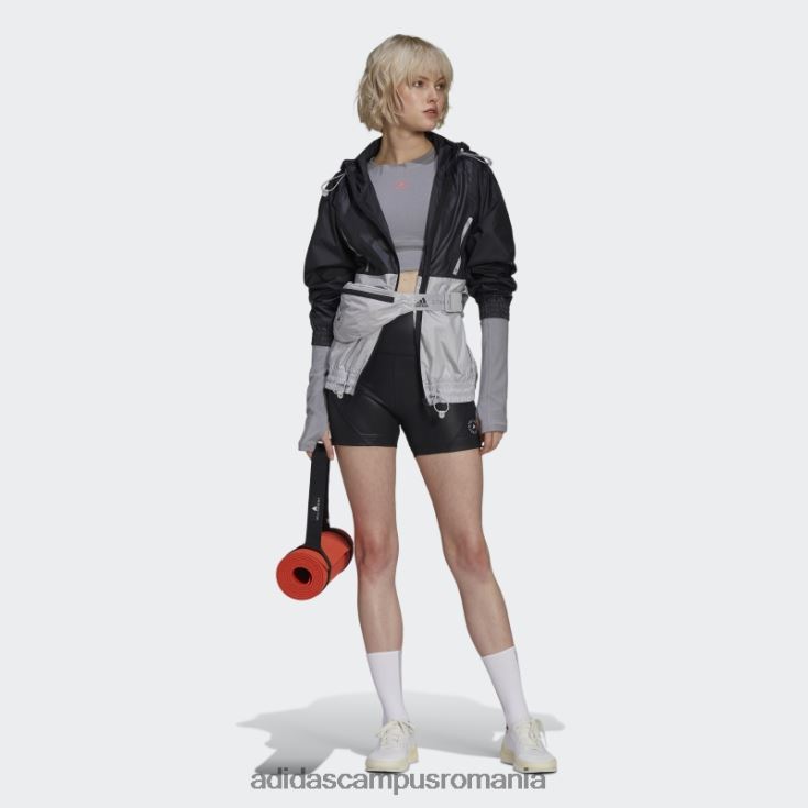 adidas campus romania de stella mccartney truestrength yoga dresuri scurte negru fierbinte unisex negru J266N22575