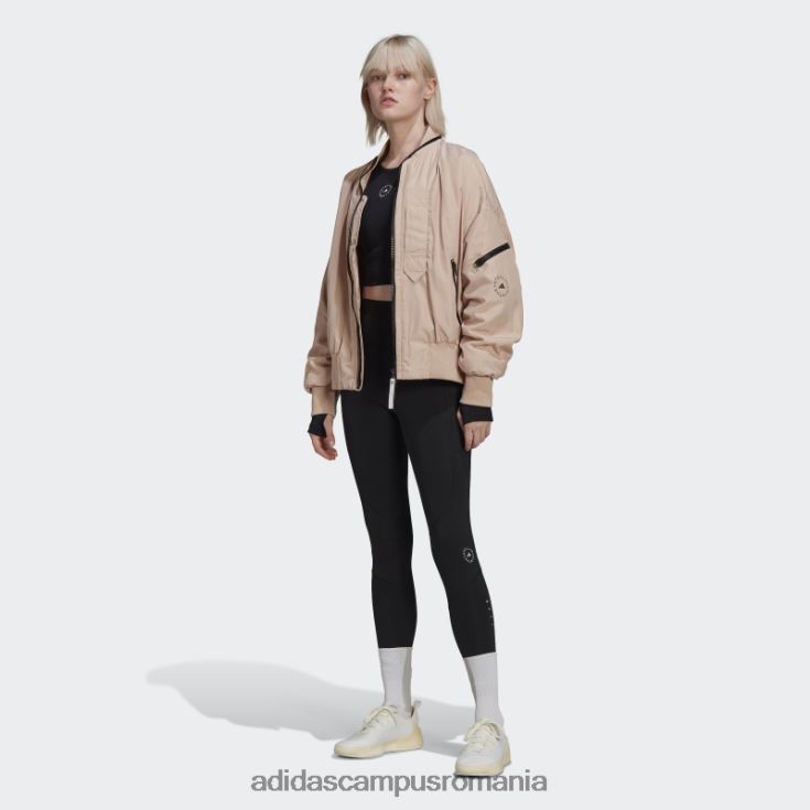 adidas campus romania de stella negru mccartney truestrength trunchiat mânecă lungă fierbinte unisex negru J266N22377