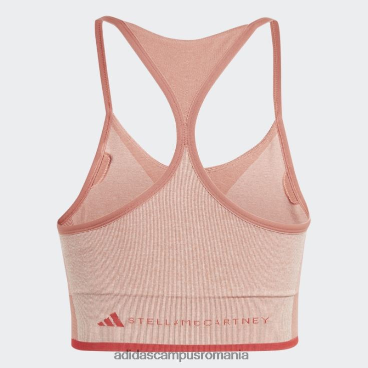 adidas campus romania earth by stella mccartney sutien sport cu suport mediu fierbinte unisex pământ/migdale/cayenne ars J266N223758