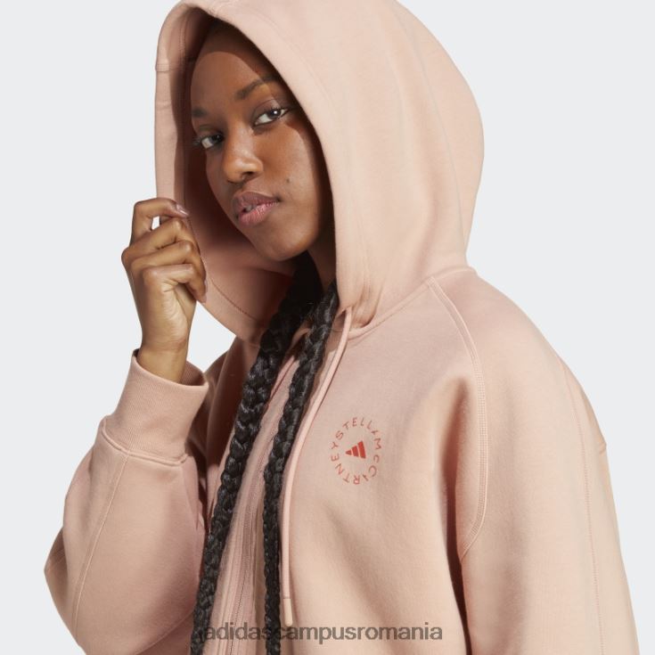 adidas campus romania hanorac decupat cu capota de moda almond moale by stella mccartney unisex migdale moale J266N216924